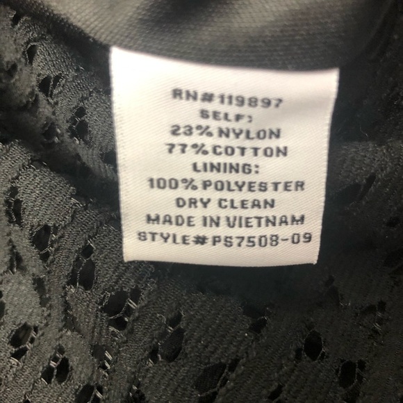 19 Cooper Black Sheer Strapless Jumpsuit Size M - Picture 7 of 7